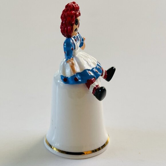 Thimble Raggedy Ann Fine bone Chine Gimbel and Sons Made in England Collectible - Picture 6 of 8